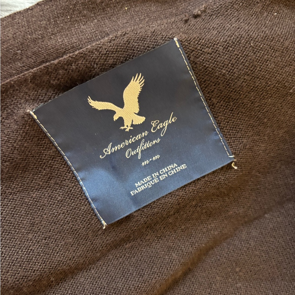 American Eagle Brown and Gray Knit Sweaters